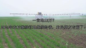 一亩地12万？2024年农村继续征地继续给钱，农民朋友有福了！