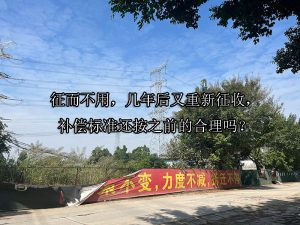 征而不用，几年后又重新征收，补偿标准还按之前的合理吗？